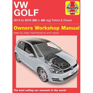 Haynes Workshop manual VW Golf gasoline & Diesel (2013-2016) 6416 Haynes Workshop manual VW Golf gasoline & Diesel (2013-2016) 6416