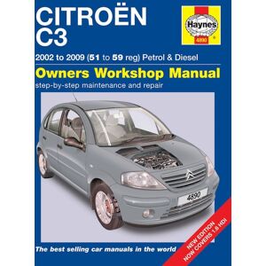 Haynes Workshop manual Citroën C3 petrol & diesel (2002-2009) 4890 Haynes Workshop manual Citroën C3 petrol & diesel (2002-2009) 4890