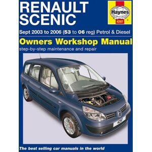 Haynes Workshop manual Renault Scénic gasoline & diesel (Sept 2003-2006) 4297 Haynes Workshop manual Renault Scénic gasoline & diesel (Sept 2003-2006) 4297