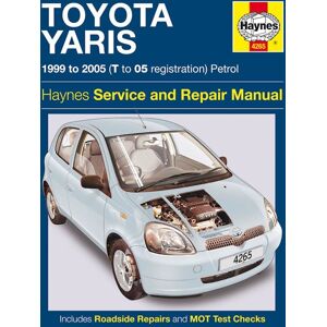 Haynes Workshop manual Toyota Yaris petrol (1999 - 2005) 4265 Haynes Workshop manual Toyota Yaris petrol (1999 - 2005) 4265