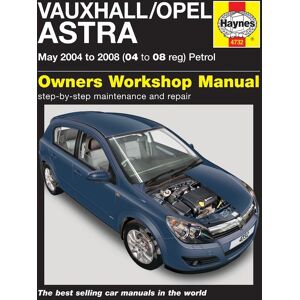 Haynes Workshop manual Vauxhall / Opel Astra petrol (May 2004-2008) 4732 Haynes Workshop manual Vauxhall / Opel Astra petrol (May 2004-2008) 4732