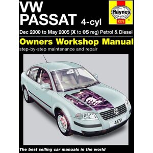 Haynes Workshop manual VW Passat gasoline & diesel (Dec 2000 - May 2005) 4279 Haynes Workshop manual VW Passat gasoline & diesel (Dec 2000 - May 2005) 4279
