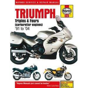 Haynes Triumph Triples & Fours (carburettor engines) (91 - 04) 2162 Haynes Triumph Triples & Fours (carburettor engines) (91 - 04) 2162