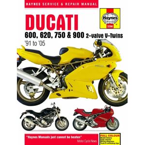 Haynes Ducati 600, 620, 750 & 900 2-valve V-Twins (91- 05) 3290 Haynes Ducati 600, 620, 750 & 900 2-valve V-Twins (91- 05) 3290