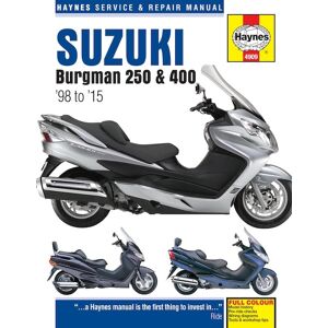 Haynes Suzuki Burgman 250 & 400 (98 - 15) 4909 Haynes Suzuki Burgman 250 & 400 (98 - 15) 4909