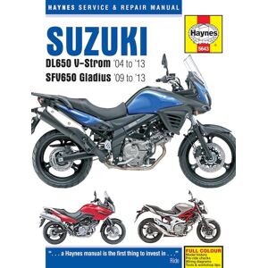 Haynes SuzukiDL650 V-Strom & SFV650Gladius (04 - 13) 5643 Haynes SuzukiDL650 V-Strom & SFV650Gladius (04 - 13) 5643