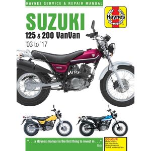 Haynes Suzuki RV125 / 200 VanVan (03 - 17) 6355 Haynes Suzuki RV125 / 200 VanVan (03 - 17) 6355