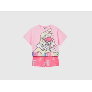 United Benetton, Short Bugs Bunny & Lola Pyjamas, size 18-24, Pink, Kids