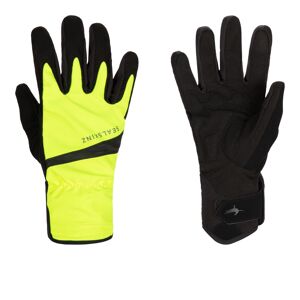 Sealskinz Waterproof All Weather Cycle Glove - SS22  - Black / Yellow - Size: X Large