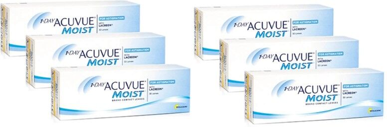 Acuvue contact lenses 1-DAY Acuvue Moist for Astigmatism (180 lenses)