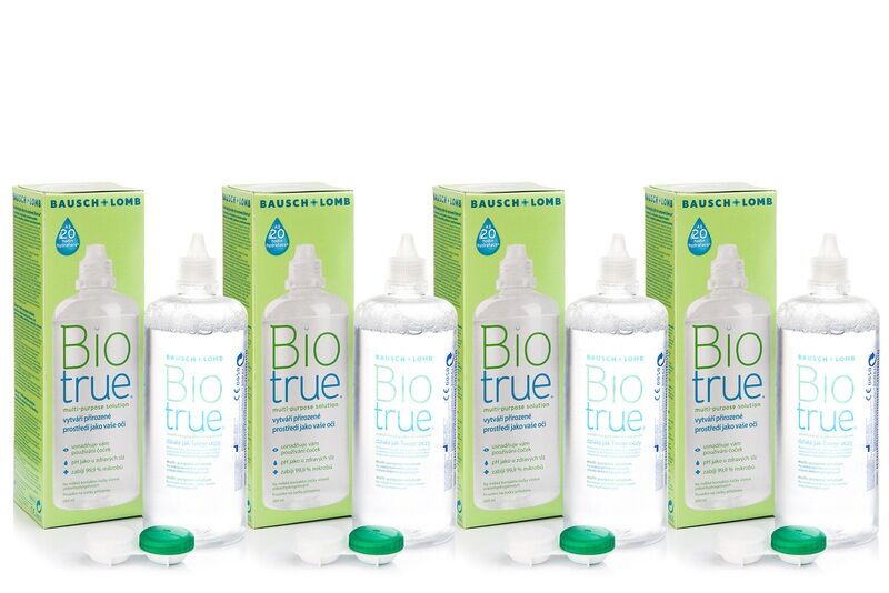 Biotrue solutions Biotrue Multi-Purpose 4 x 360 ml with cases