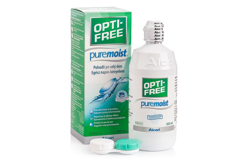 OPTI-FREE solutions OPTI-FREE PureMoist 300 ml with case