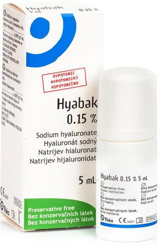 Other eye drops Hyabak 0.15% gtt.oph. 5 ml