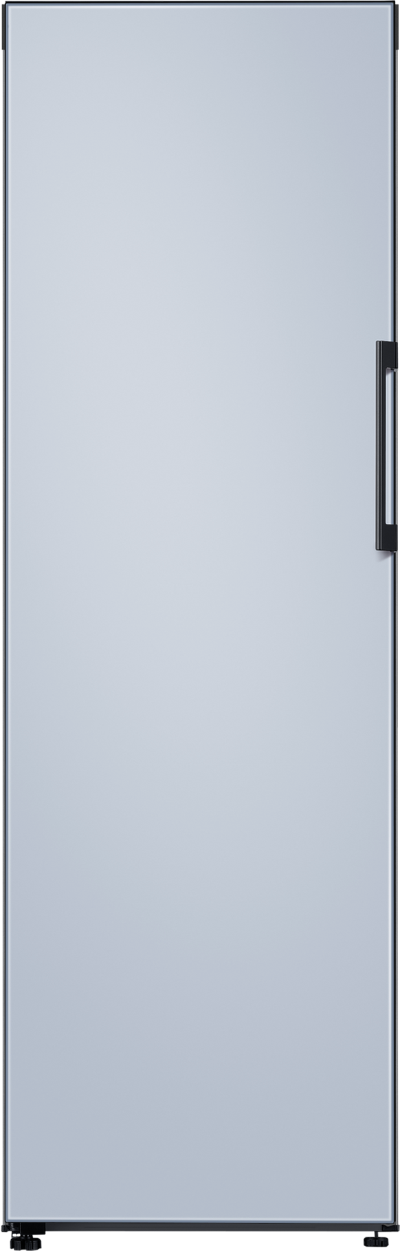 SAMSUNG Bespoke Tall 1 Door Freezer 1.85M (Glass) Satin Sky Blue 323L