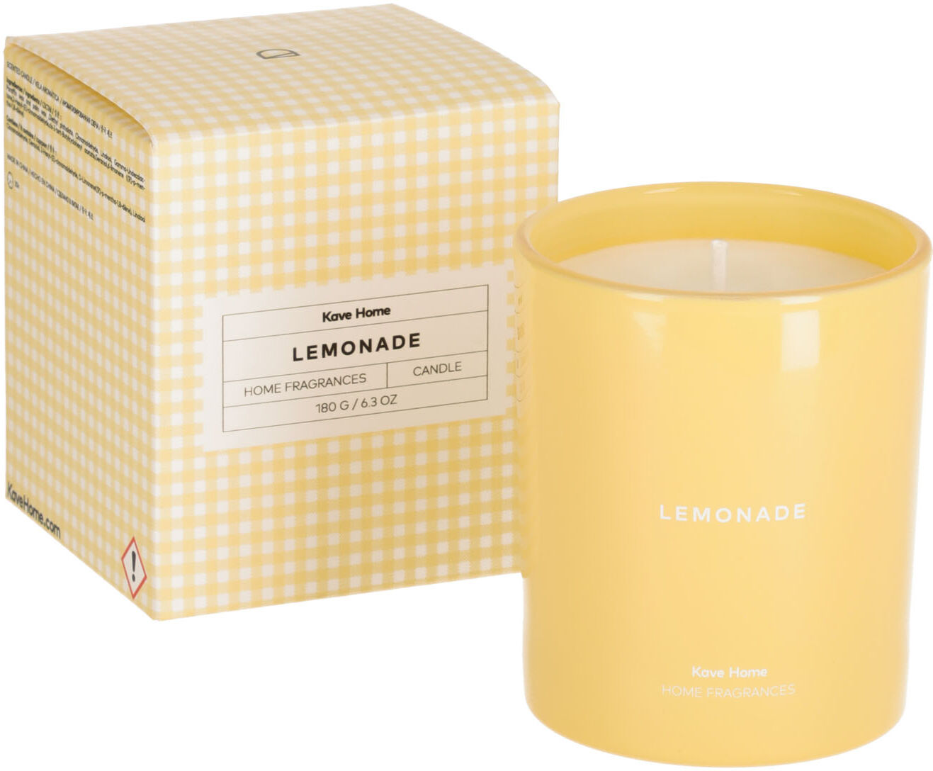 Kave Home Lemonade scented candle 180 g