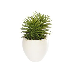 Kave Home Pino artificial plant with white ceramic planter 16 cm