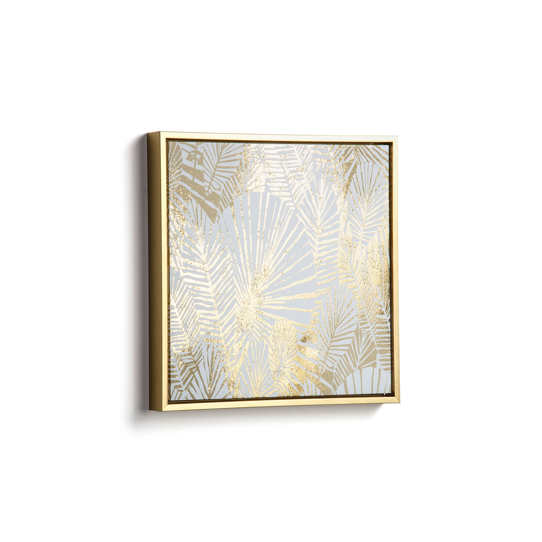 Kave Home Imogen gold picture 40 x 40 cm