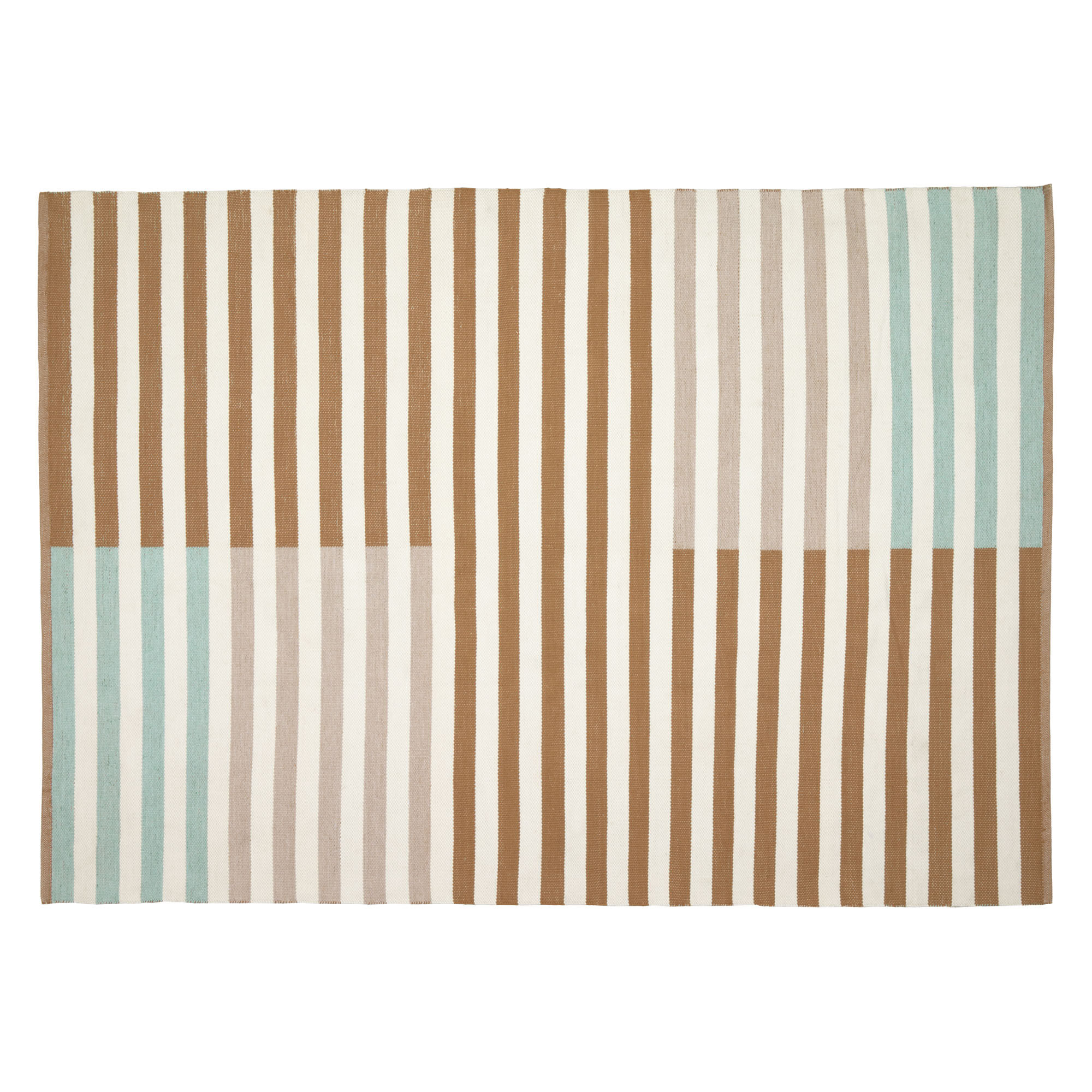 Kave Home Aien multi-coloured striped PET mat