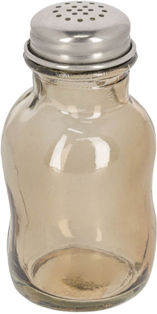 Kave Home Rohan brown glass salt shaker