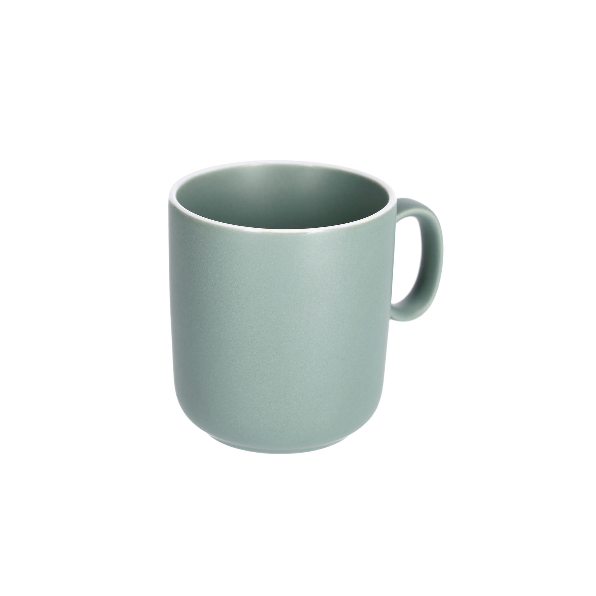 Kave Home Shun mug in green porcelain