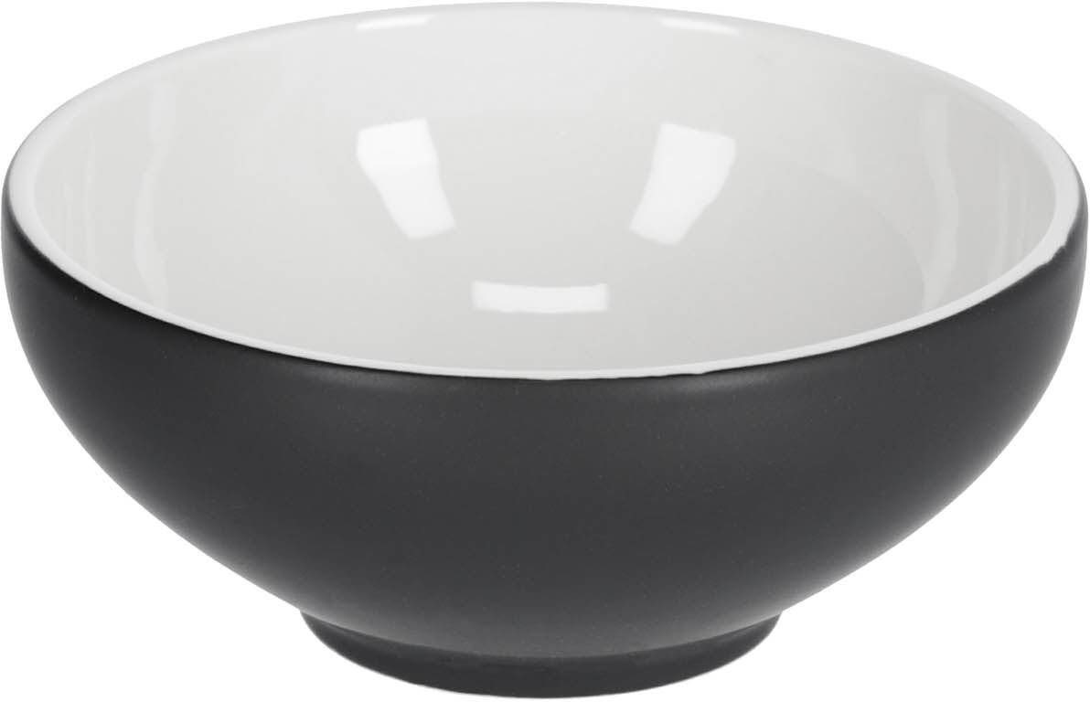 Kave Home Small Sadashi porcelain bowl in black and white