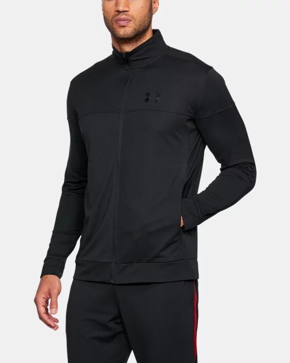 Under Armour Men's UA Sportstyle Pique Jacket Black Size: (SM)