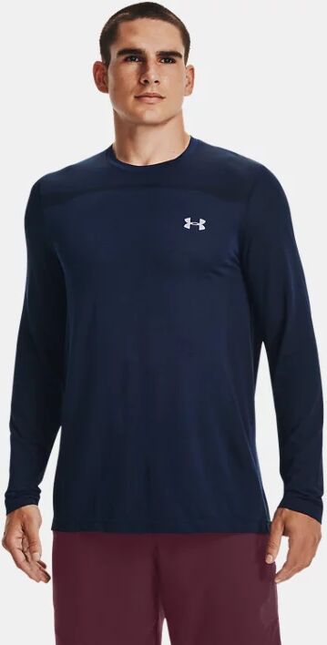 Under Armour Men's UA Seamless Long Sleeve Navy Size: (XL)