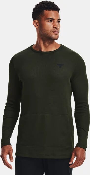 Under Armour Men's Project Rock Authentic Crew Green Size: (SM)