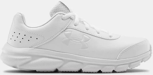 Under Armour Grade School UA Assert 8 Uniform Synthetic Running Shoes White Size: (5)