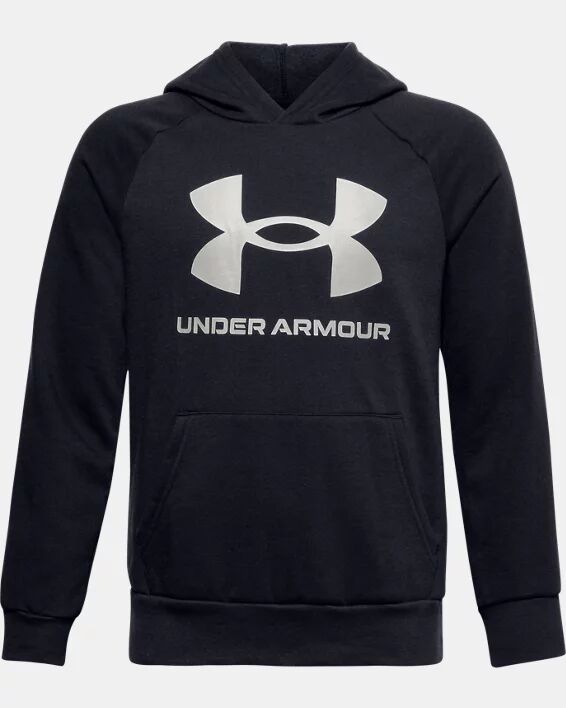 Under Armour Boys' UA Rival Fleece Big Logo Hoodie Black Size: (YSM)