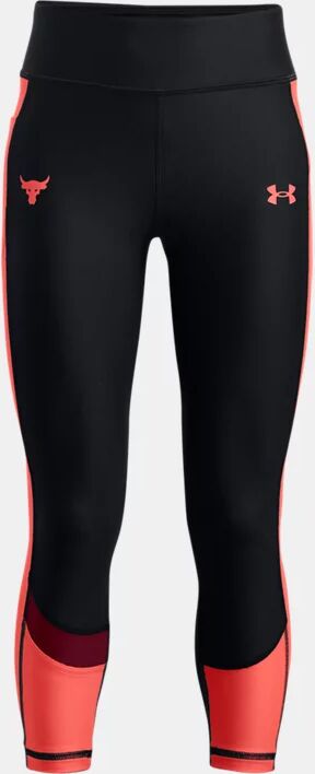 Under Armour Girls' Project Rock HeatGear Ankle Leggings Black Size: (YSM)