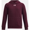 Boys' Under Armour Rival Fleece Hoodie Dark Maroon / White YXL (160 - 170 cm) Maroon Size: (YXL (160 - 170 cm))