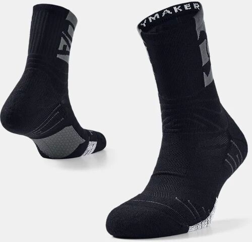 Under Armour Unisex UA Playmaker Crew Socks Black Size: (LG)