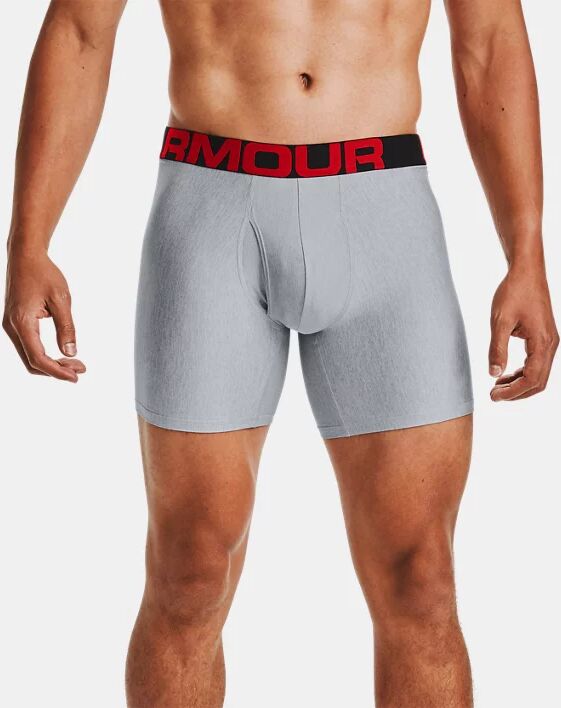 Under Armour Men's UA Tech™ 6" Boxerjock 2-Pack Gray Size: (LG)