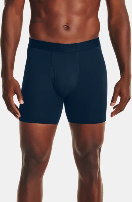 Under Armour Men's UA Tech™ Mesh 6" Boxerjock 2-Pack Navy Size: (SM)