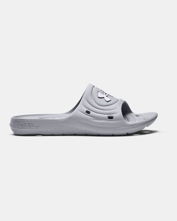 Under Armour Men's UA Locker IV Slides Gray Size: (7)