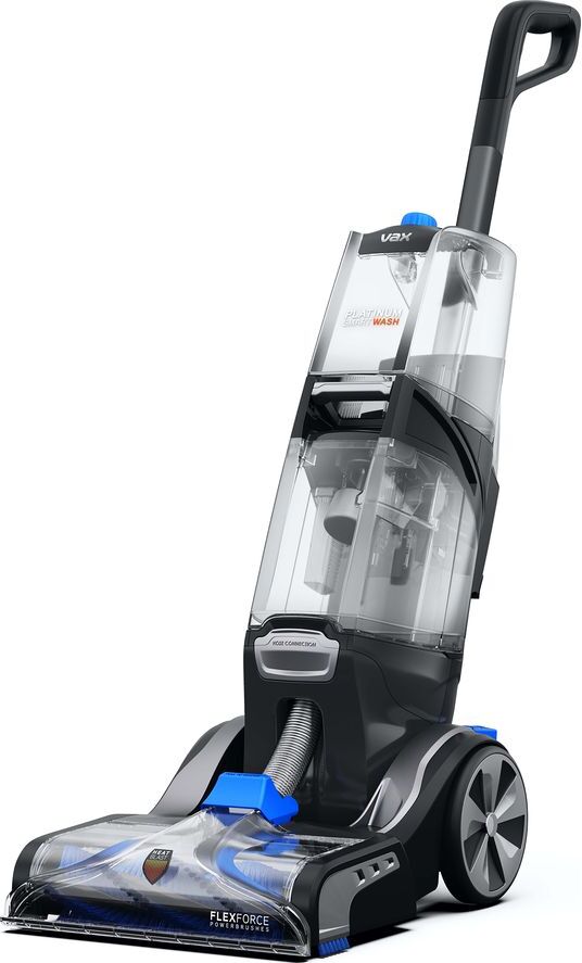 VAX Platinum SmartWash 1-1-142257 Upright Carpet Cleaner - Charcoal &amp; Blue, Charcoal