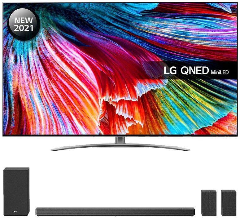 LG 75QNED996PB 75" Smart 8K Ultra HD TV &amp; Wireless Sound Bar Bundle