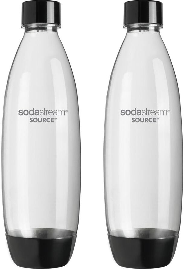 SODASTREAM 1 Litre Fuse Carbonating Bottle - Twin Pack