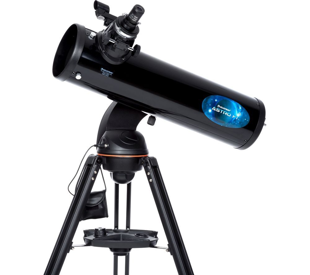 CELESTRON AstroFi 130mm Reflector Telescope - Black, Black