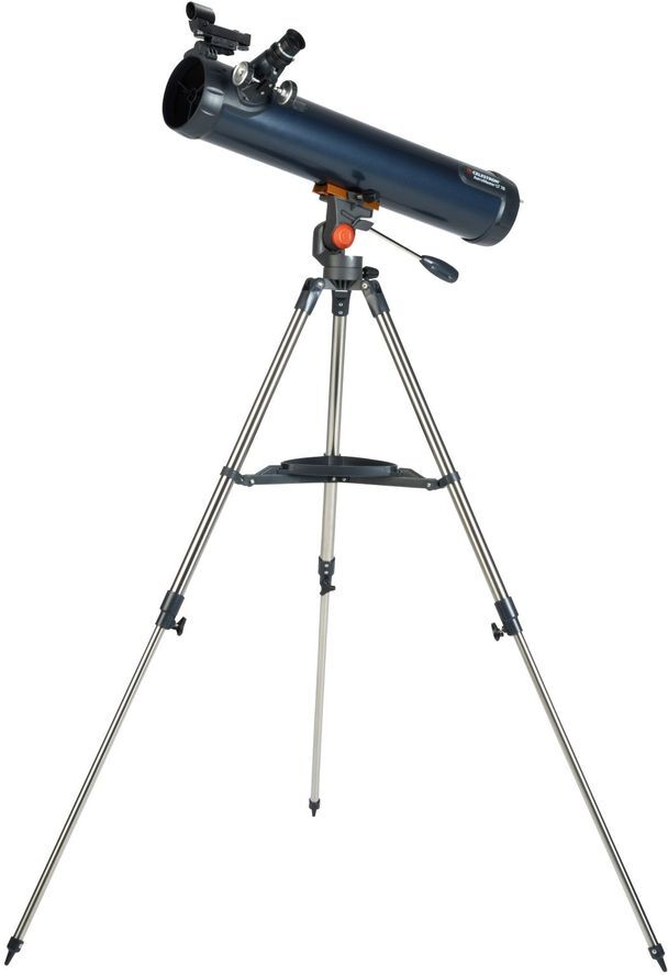 CELESTRON Astromaster 76LT AZ Reflector Telescope - Blue, Blue