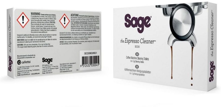 SAGE BEC250 Espresso Cleaning Tablets - Pack of 8