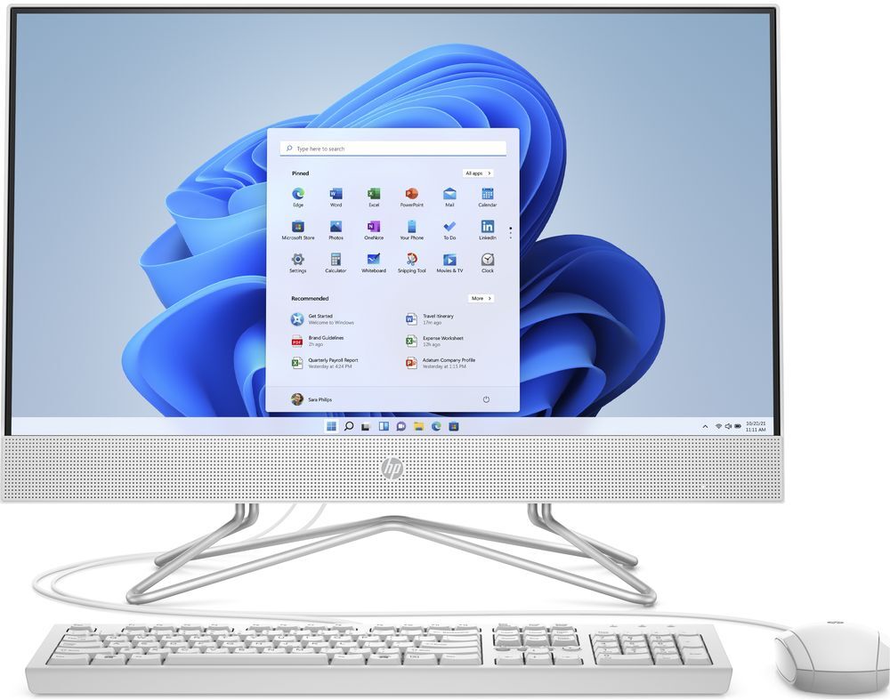 HP 24-df1030na 23.8" All-in-One PC - Intel Core i5, 512 GB SSD, White, White