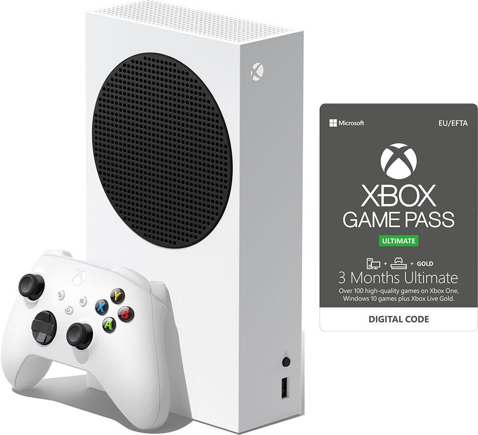 Microsoft Xbox Series S &amp; 3 Month Game Pass Ultimate Bundle - 512 GB SSD