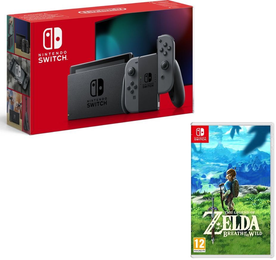 NINTENDO Switch &amp; The Legend of Zelda: Breath of the Wild Bundle