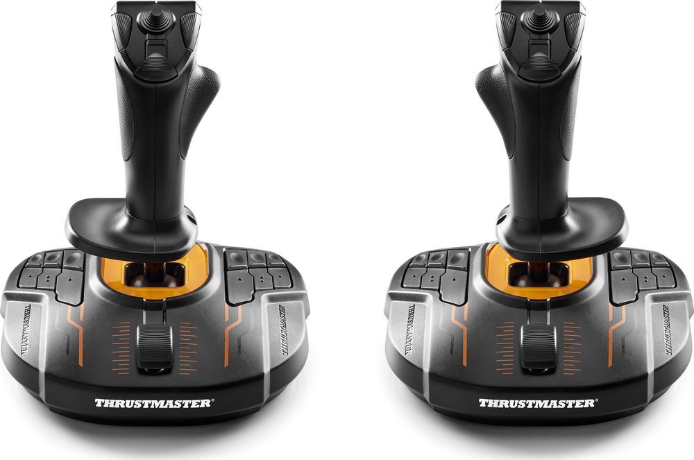 Thrustmaster T.16000M FCS Space Sim Duo Joysticks - Black, Black