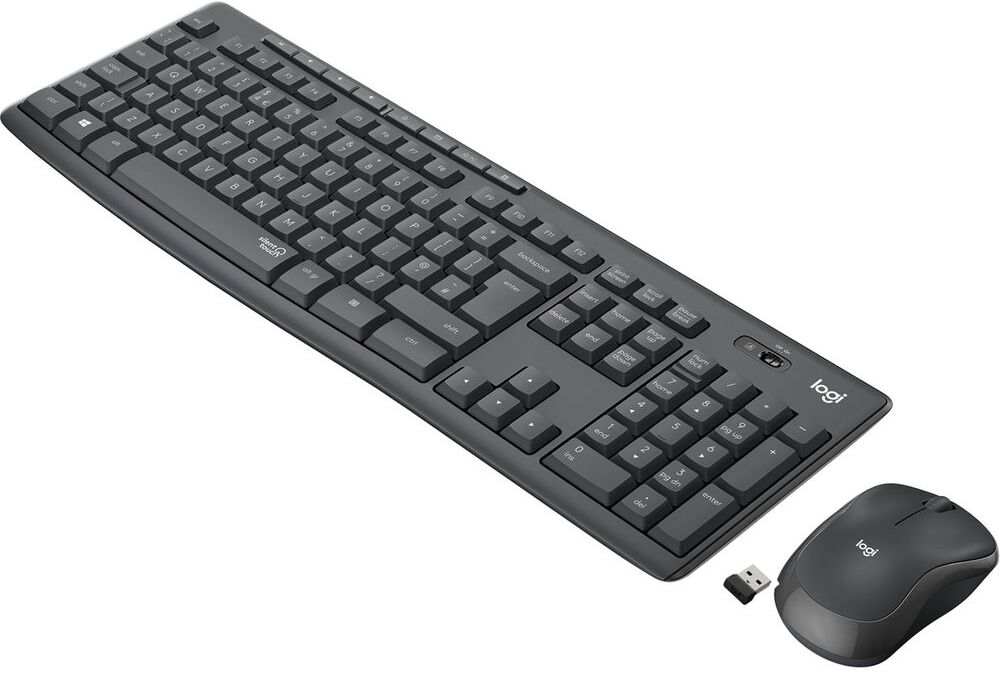 Logitech MK295 Silent Combo Wireless Keyboard &amp; Mouse Set