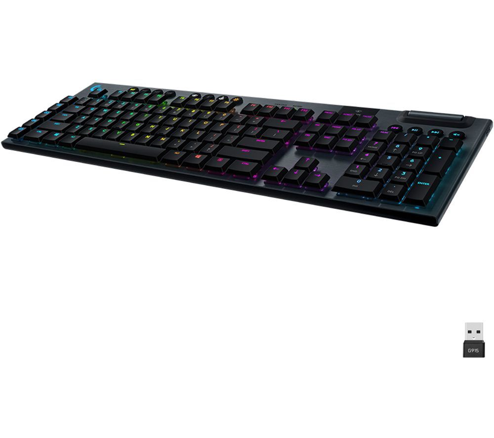 Logitech G915 LIGHTSPEED RGB Wireless Mechanical Gaming Keyboard