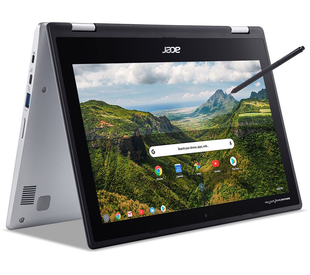 Acer Spin 311 11.6” 2 in 1 Chromebook - Intel Celeron, 64 GB eMMC, Silver, Silver