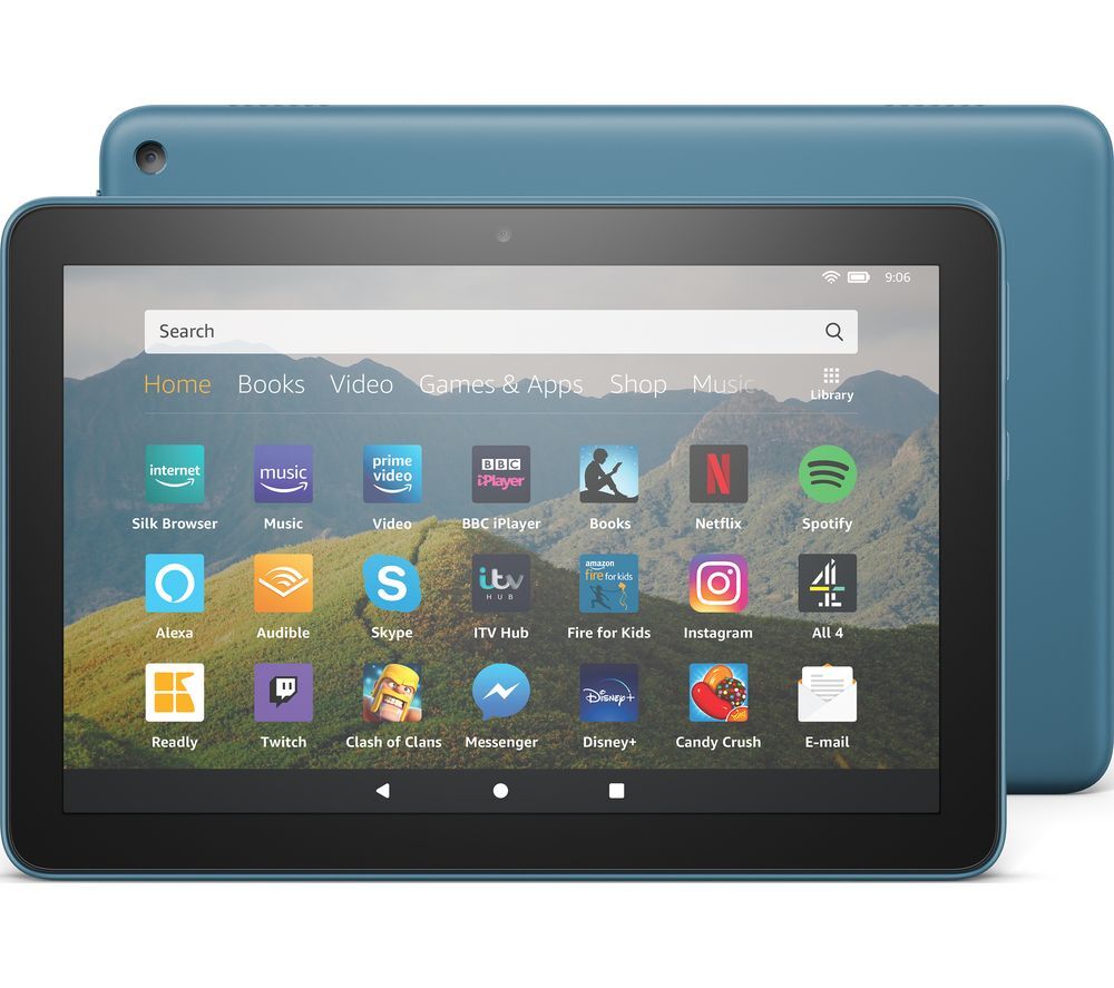 AMAZON Fire HD 8 Tablet (2020) - 32 GB, Blue, Blue